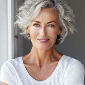 healthy woman happy with wellness treatments