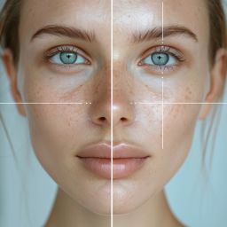 woman with balanced facial anatomy from well executed injectable treatments at NuIQ in Cleveland
