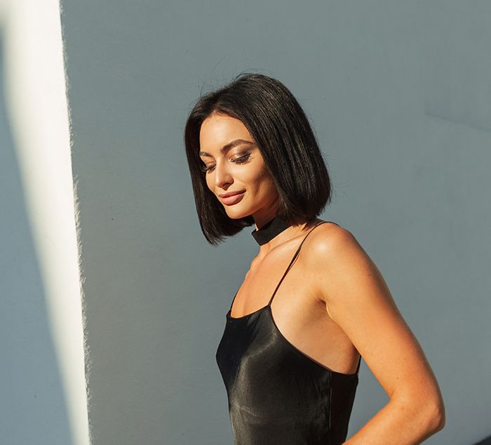 beautiful woman in her 30s who benefits from anti-aging treatments at NuIQ in Cleveland