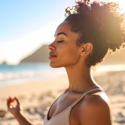 woman with beautiful skin and neck from aesthetic treatments at NuIQ