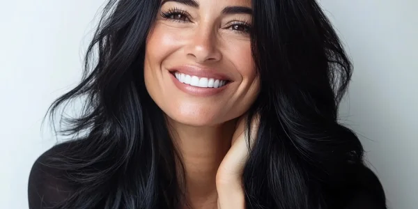 woman with incredible skin after Glytone TCA Retexturizing Peel