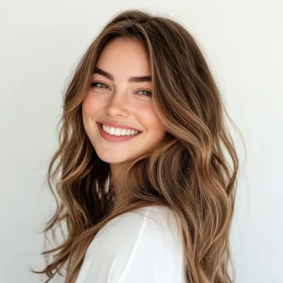 woman with flawless skin after chemical peel