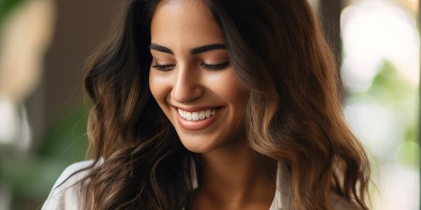 smiling woman with beautiful skin after Zo 3-step peel