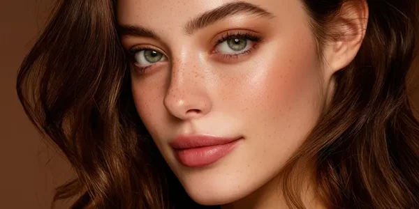 woman with glowing skin after a hydrafacial at NuIQ Cleveland