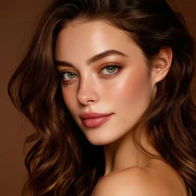 woman with glowing skin after a hydrafacial at NuIQ Cleveland