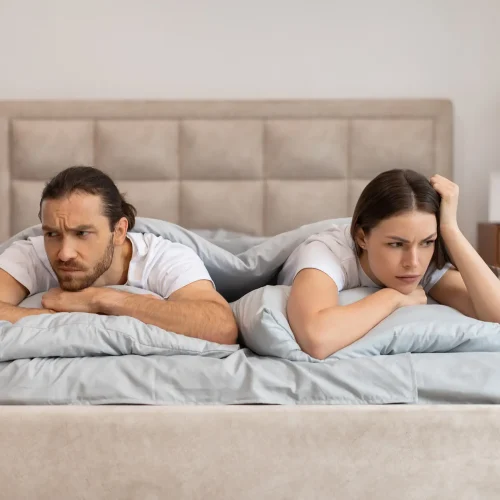 couple in bed with low libido